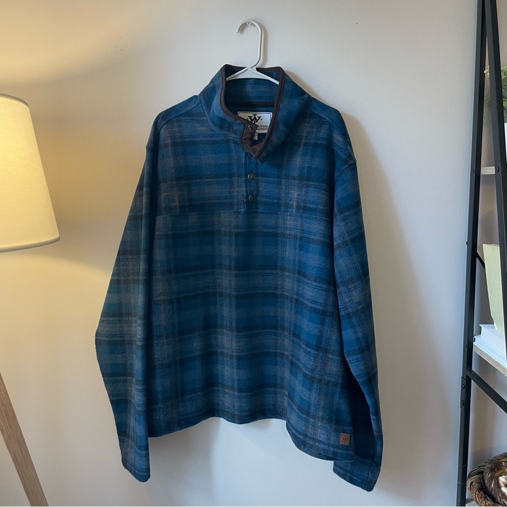 John Wayne XXL Men’s Pullover Flannel Shacket